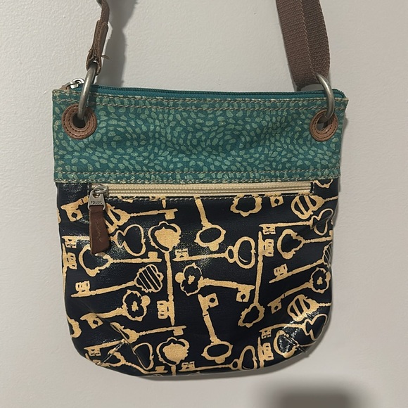 Fossil Key-Per Coated Canvas Crossbody Bag - Picture 3 of 6
